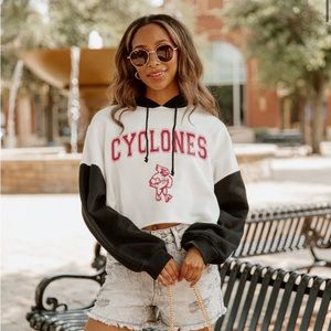 Gameday Couture S Iowa State Cyclones Cropped Hoodie
